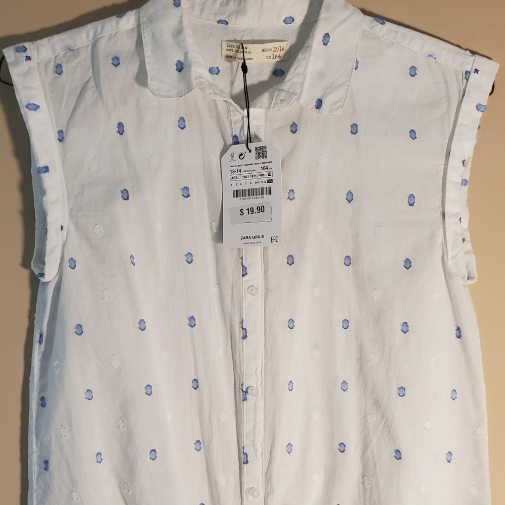 ZARA SLEEVELESS TOP 13/14